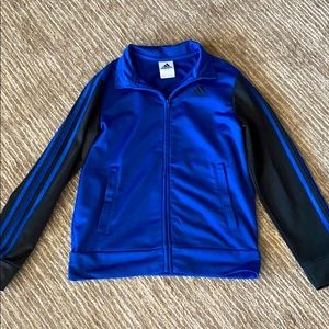 Adidas Striped Track Jacket Boys Medium